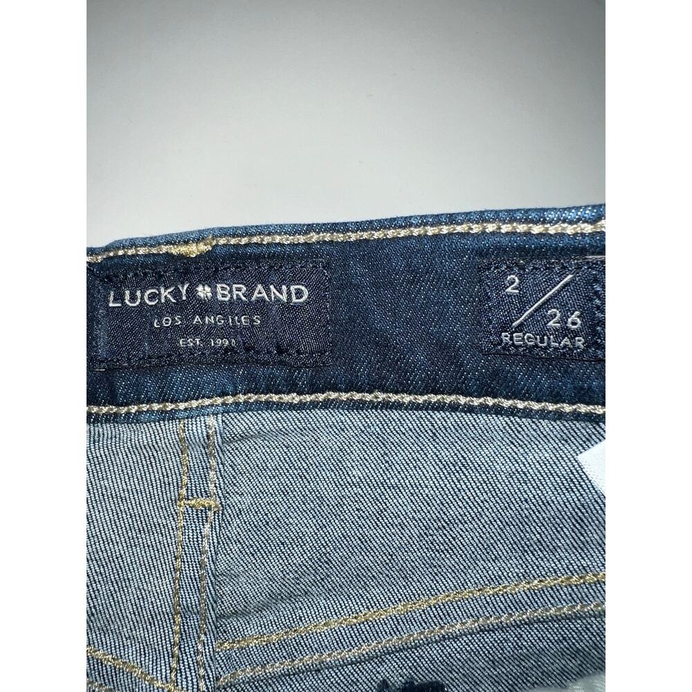 Lucky brand women’s mid rise skinny AVA blue jeans 3 - Picture 10 of 13
